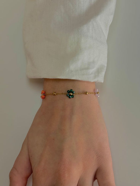 Colorful Flower Bracelet