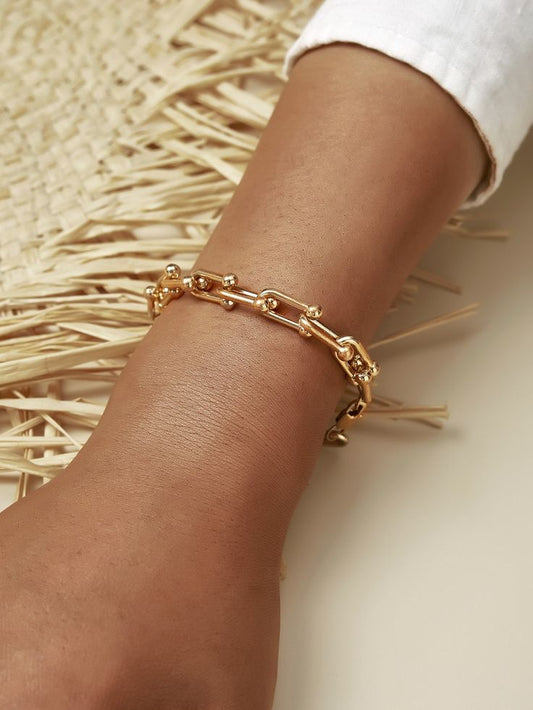 Gilded Links Bracelet