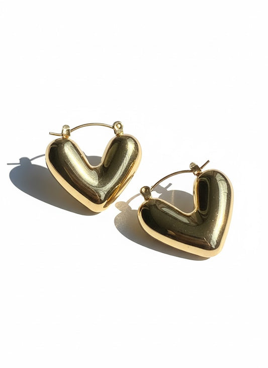 Puffy Heart Hoops