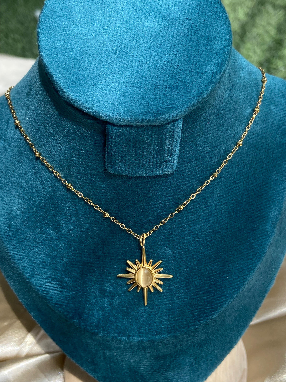 Golden Sunburst Necklace