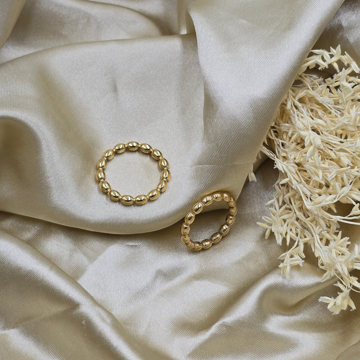 Bead Bloom Finger Ring