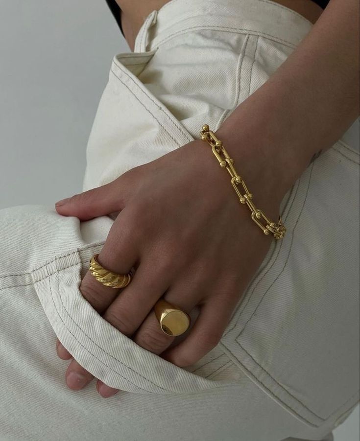 Gilded Links Bracelet