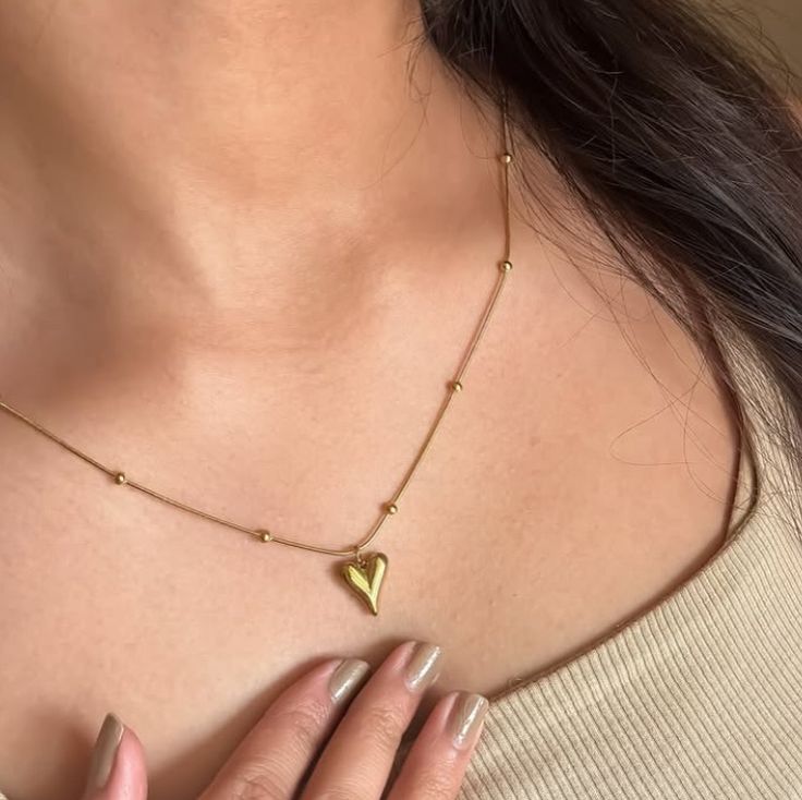 Pointed Heart Necklace