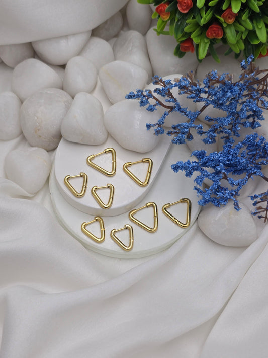 Triangle Hoop Earrings