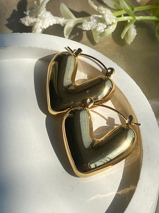 Puffy Heart Hoops